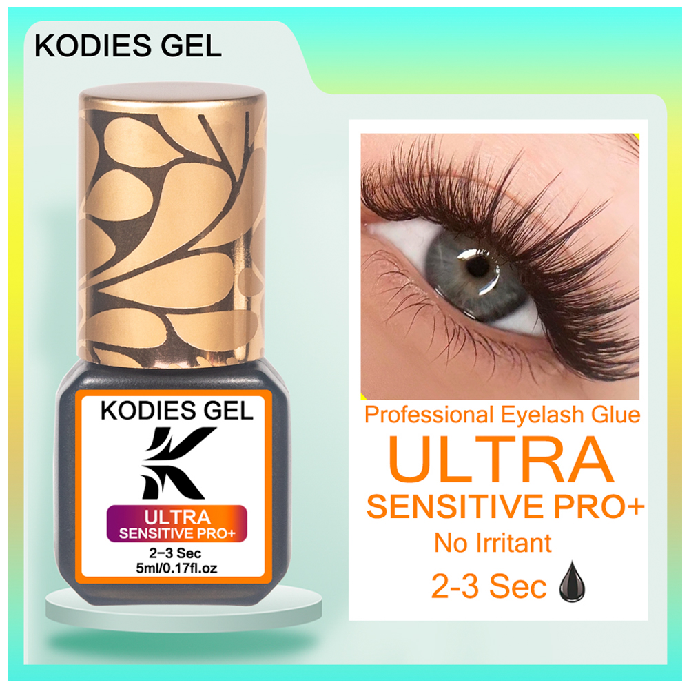 Eyelash Extension Glue For Sensitive Eyes - KODIES GEL Sensitive Eyelash Glue Extension