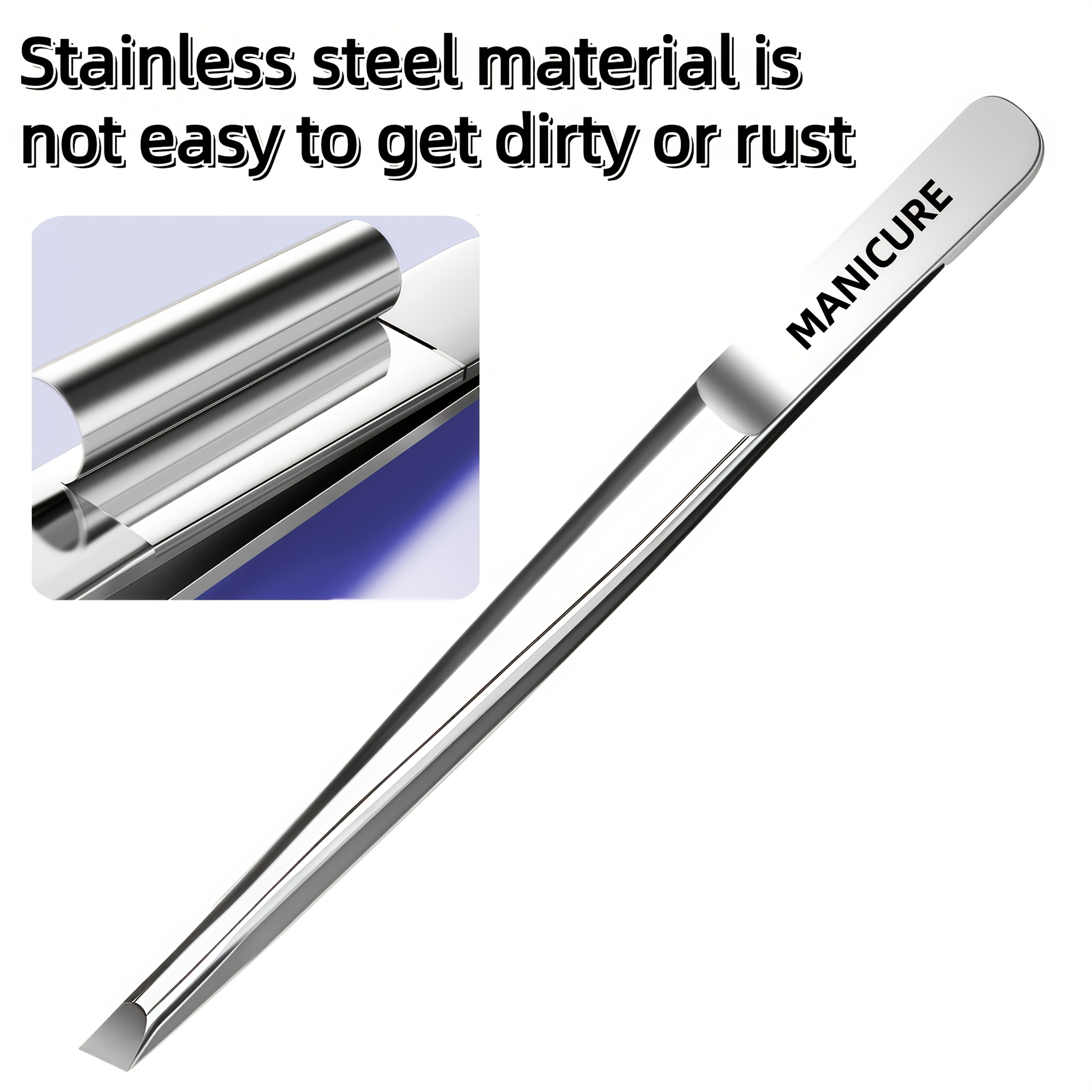 Eyelash Extension Single Lash - 2pcs Stainless Steel Adjustable Single-Eye Eyebrow