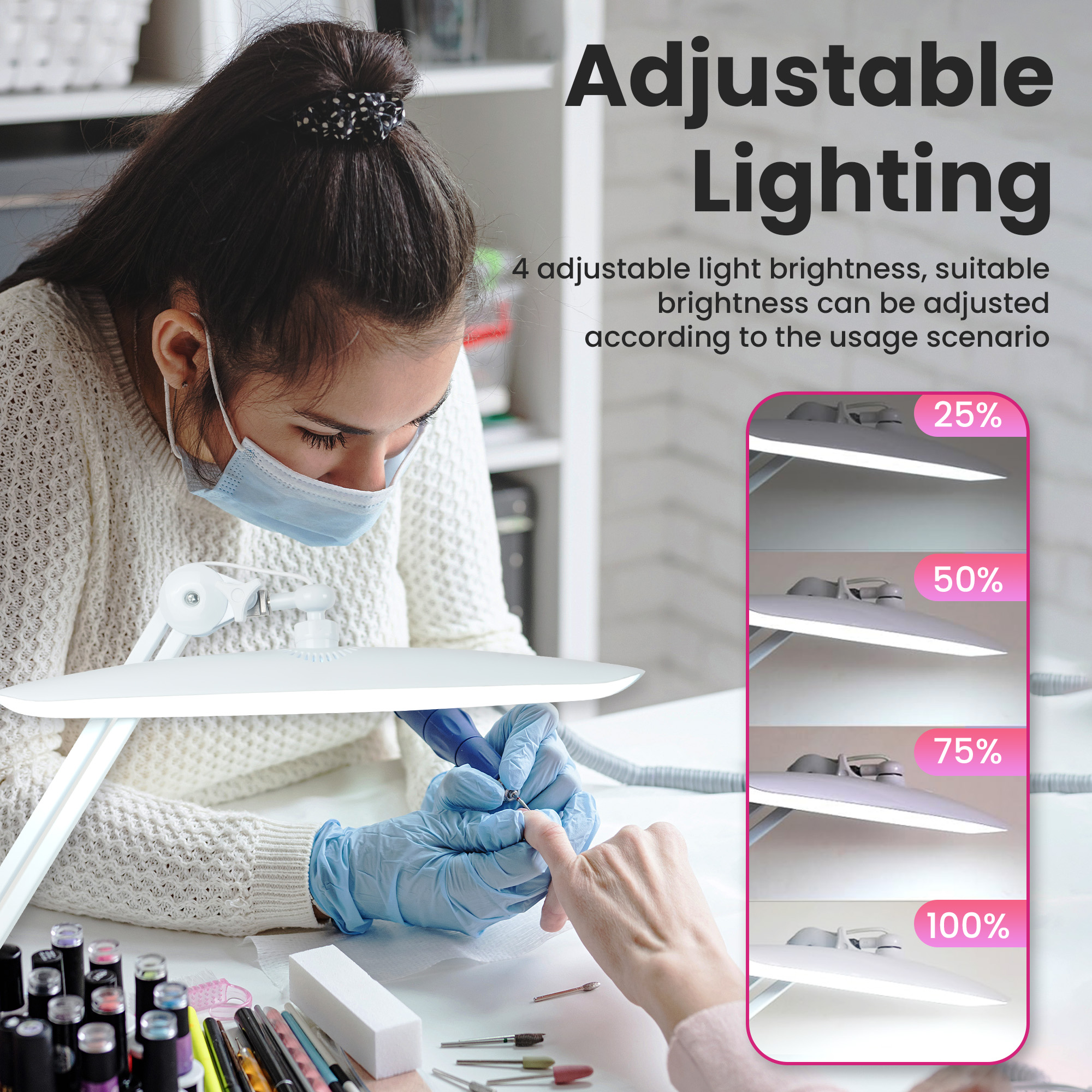 24w Task Desk Lamp 19 Inches M – Eyelash Extension Salon Bewertung und Preis