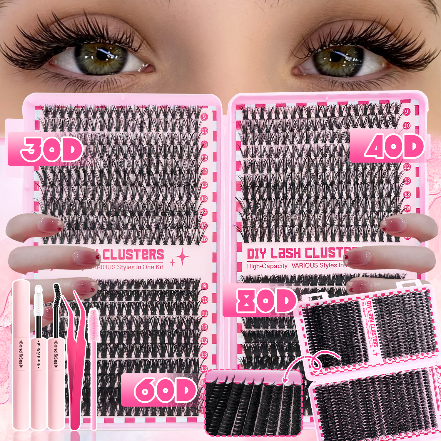740/800PCS Eyelash Cluster Kit – Eyelash Extension Or Extensions Bewertung und Preis