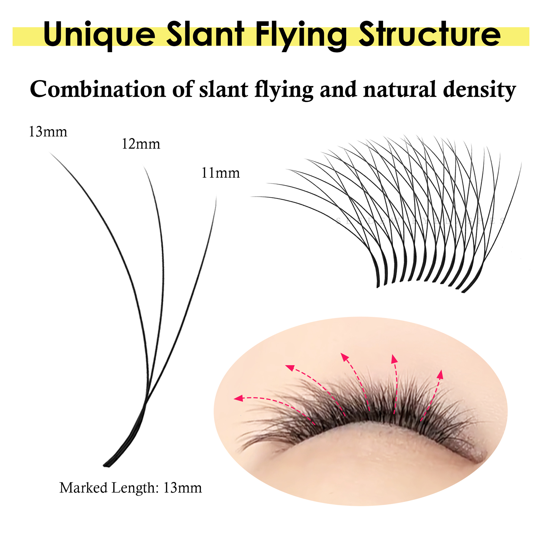 SEEDEW Fox 3D 4D Eyelash Exten – Eyelash Extension Cat Eye Wispy Bewertung und Preis