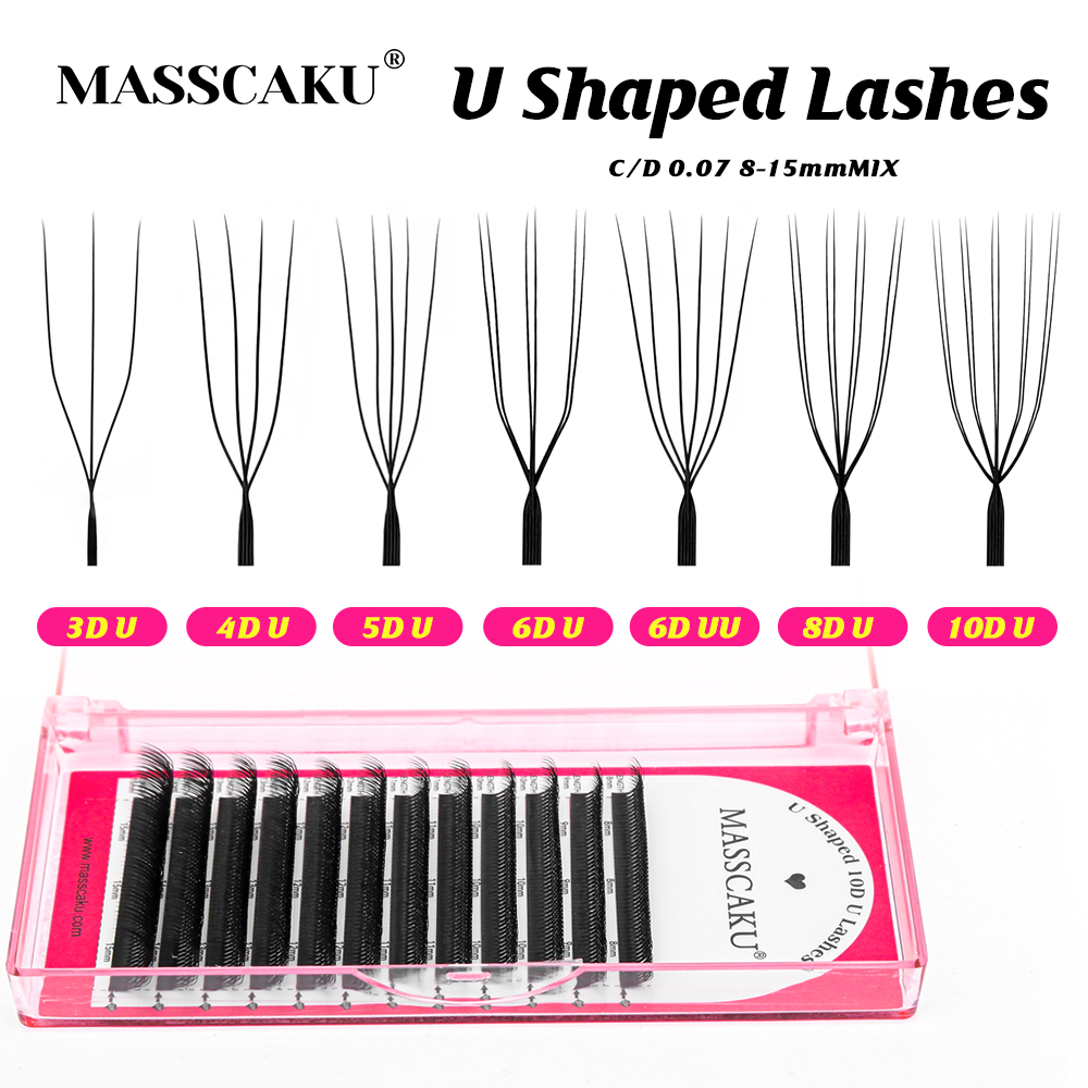 MASSCAKU C/D U Shaped 3D-10D T – Eyelash Extension Double Volume Bewertung und Preis