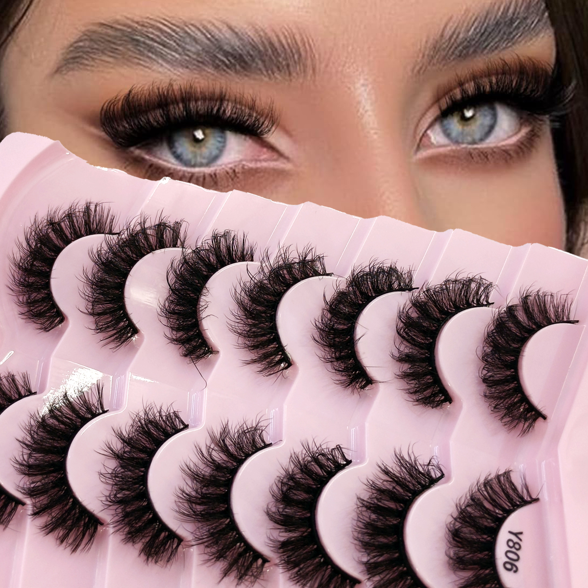 HBZGTLAD Fluffy Wispy Lashes N – Eyelash Extension Cat Eye Wispy Bewertung und Preis
