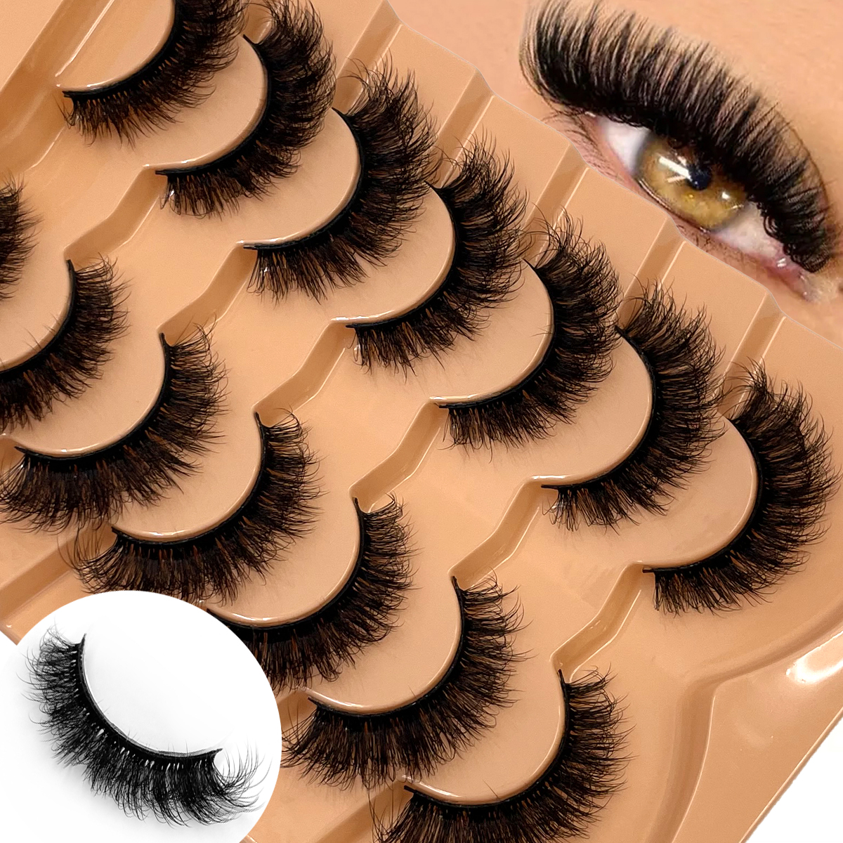 HBZGTLAD Fluffy Wispy Lashes N – Eyelash Extension Cat Eye Wispy Bewertung und Preis