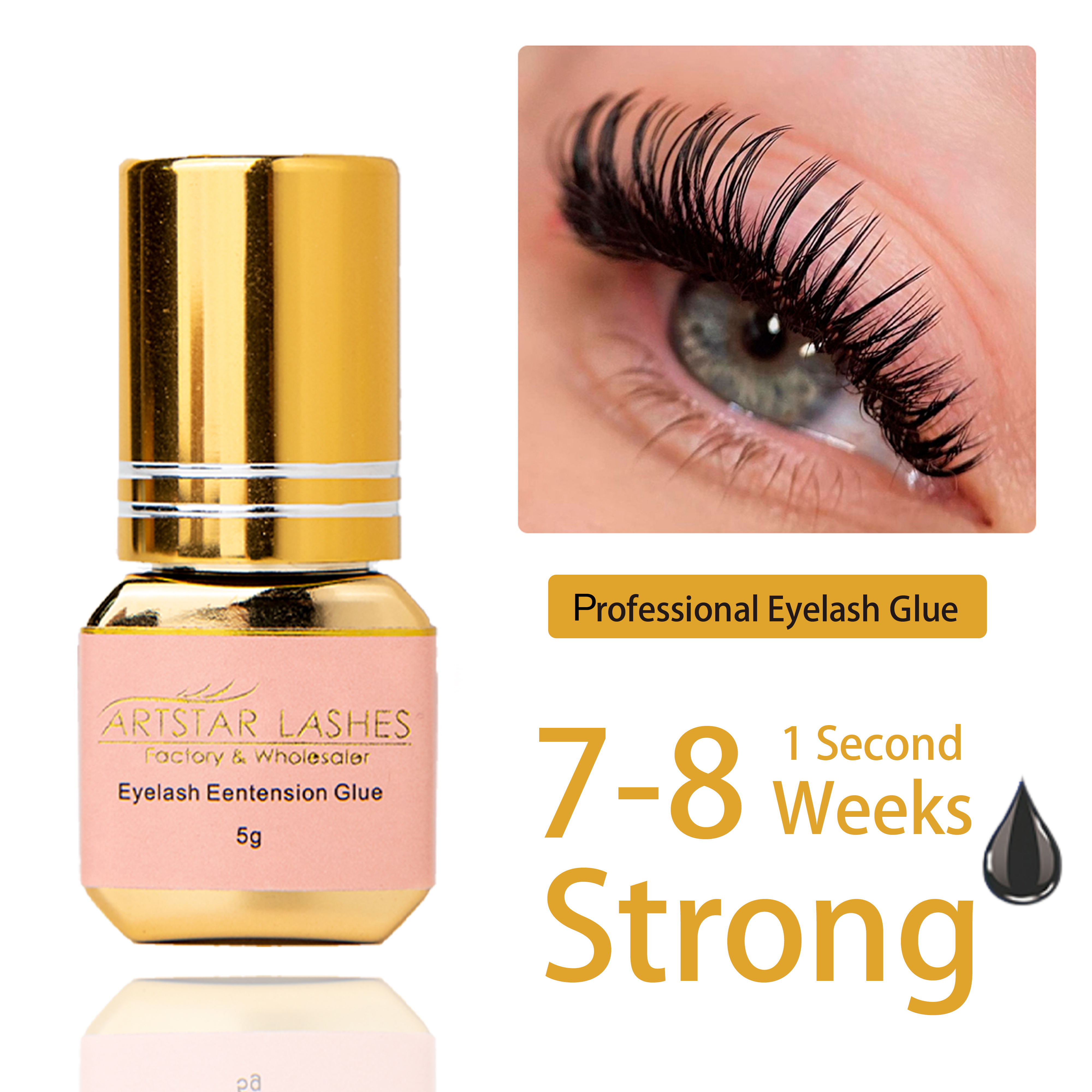 ARTSTAR 5ml Eyelash Glue Exten – Eyelash Extension Glue For Sensitive Eyes Bewertung und Preis