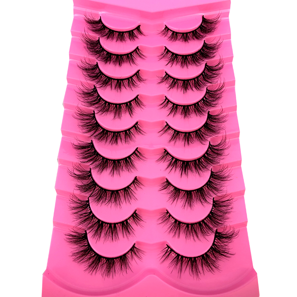 AMSDCN 5/9/10 Pairs Mink Lashe – Eyelash Extension Cat Eye Wispy Bewertung und Preis