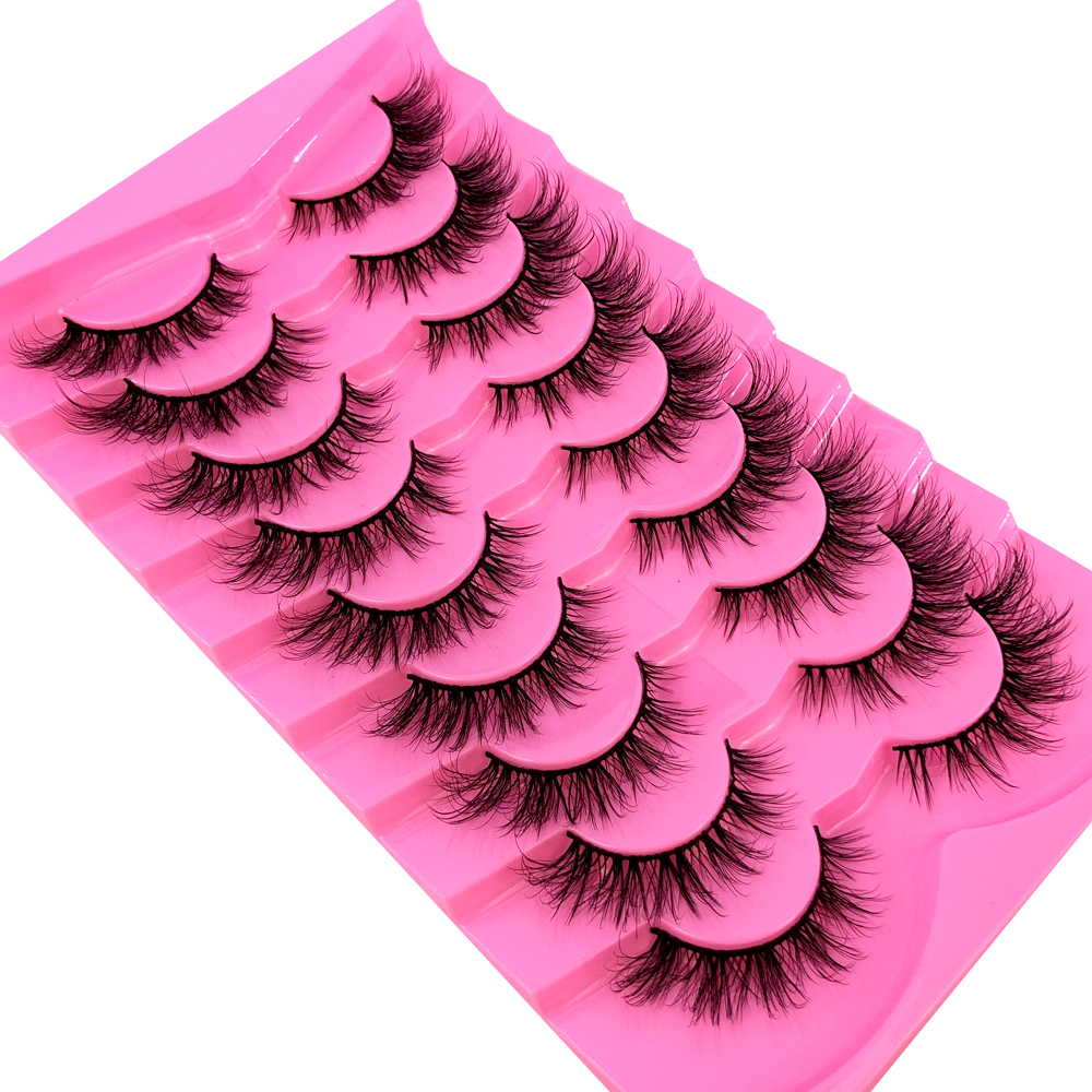 AMSDCN 5/9/10 Pairs Mink Lashe – Eyelash Extension Cat Eye Wispy Bewertung und Preis
