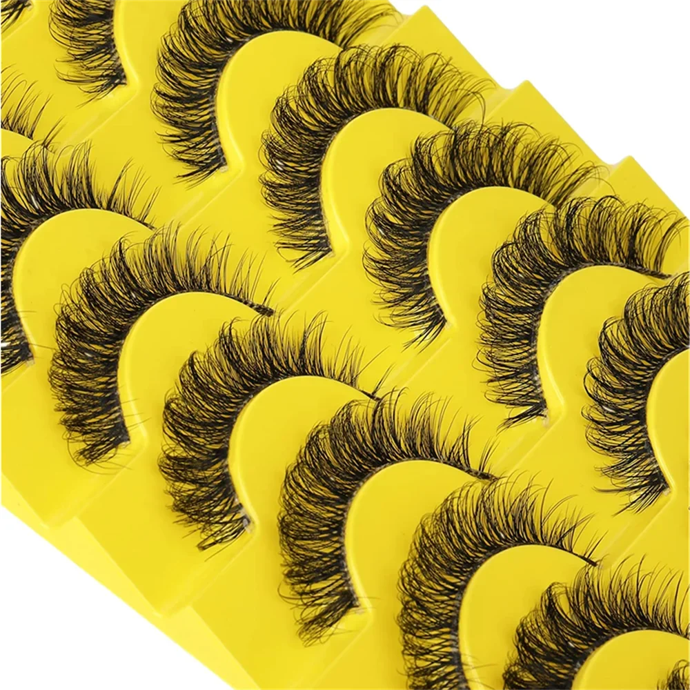 10 Pairs 6D Super Fluffy Faux  – Eyelash Extension Cat Eye Wispy Bewertung und Preis