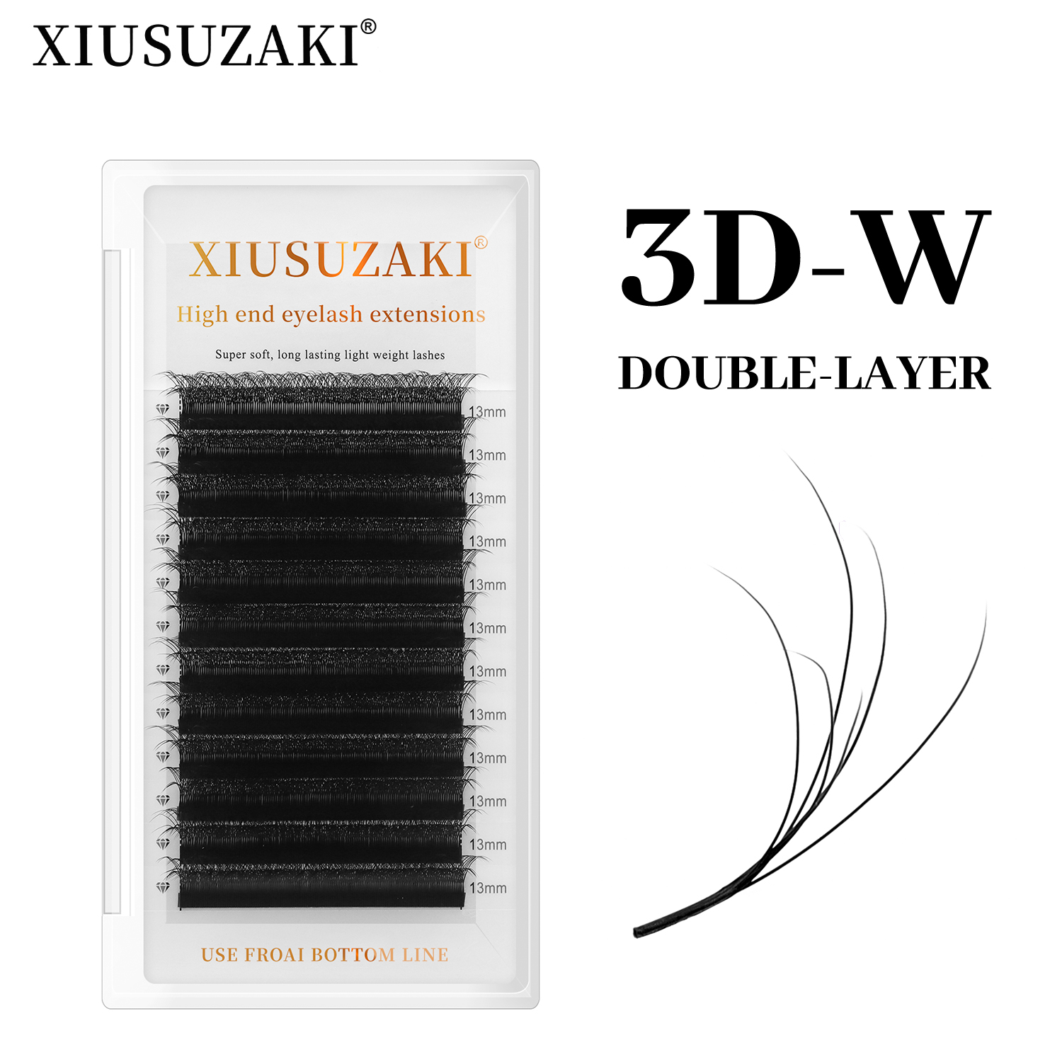 XIUSUZAKI Double Layers 3D W S – Eyelash Extension Double Volume Bewertung und Preis
