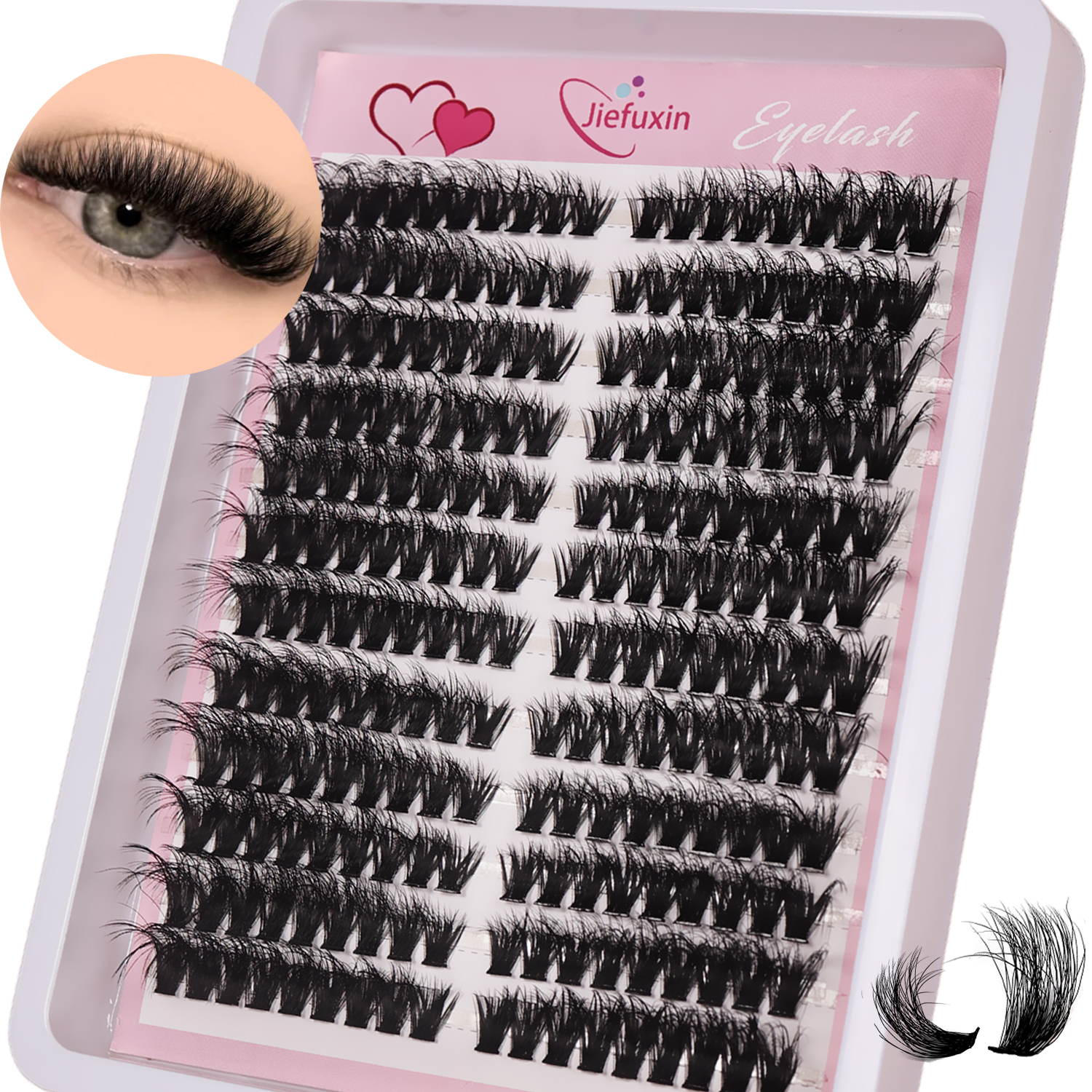 Fluffy Volume Cluster Lashes C – Eyelash Extension Cat Eye Wispy Bewertung und Preis