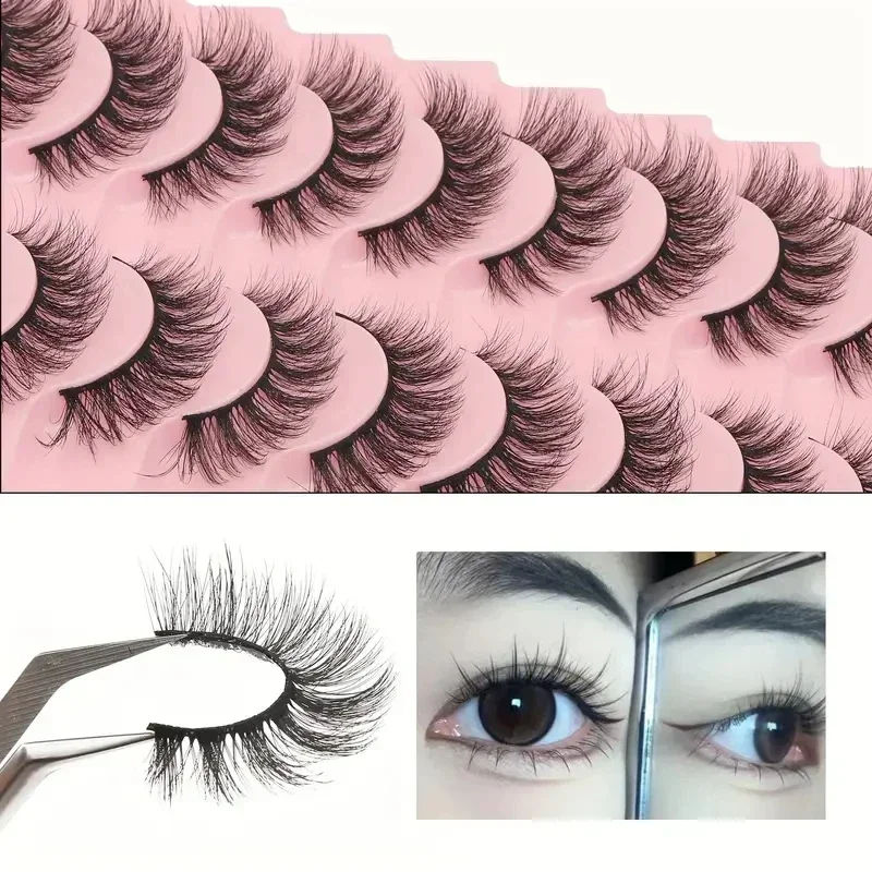Natural Wispy Fluffy False Eye – Eyelash Extension Cat Eye Wispy Bewertung und Preis