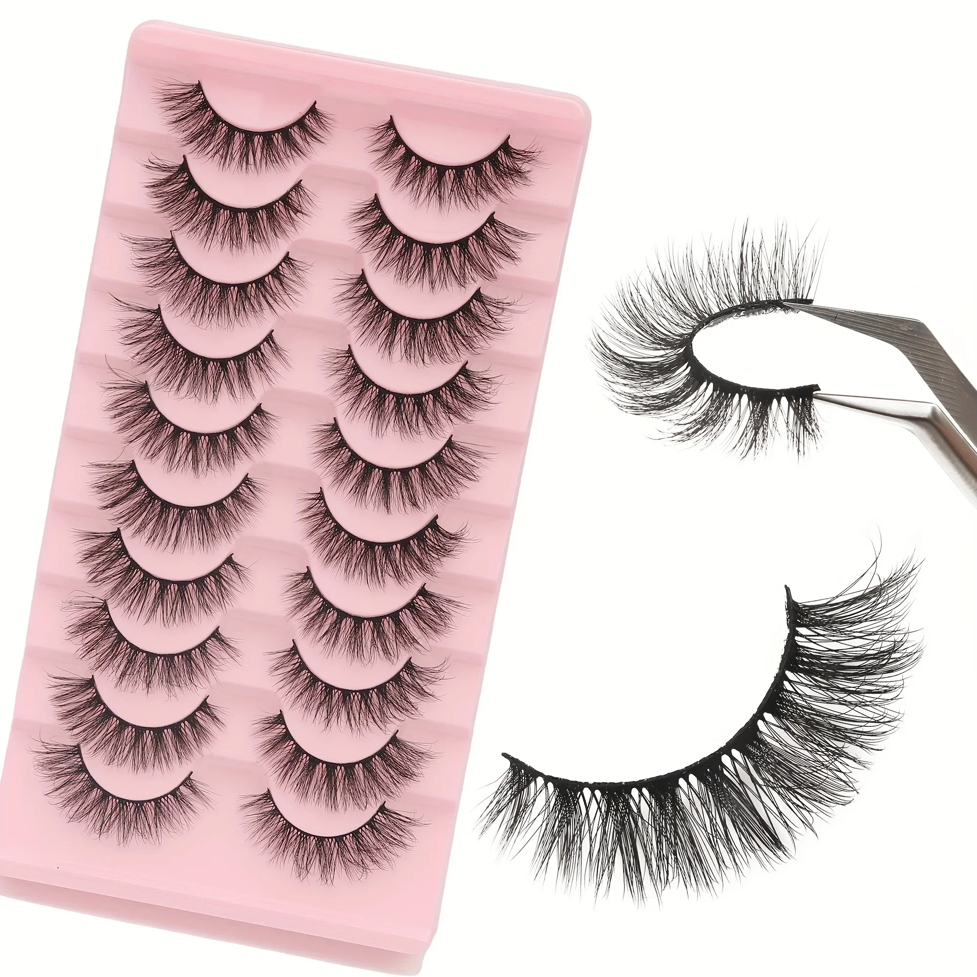 Natural Wispy Fluffy False Eye – Eyelash Extension Cat Eye Wispy Bewertung und Preis