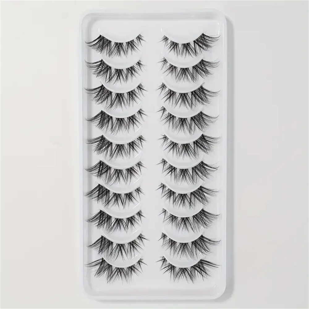 10 Pairs False Eyelashes Clust – Eyelash Extension Cat Eye Wispy Bewertung und Preis