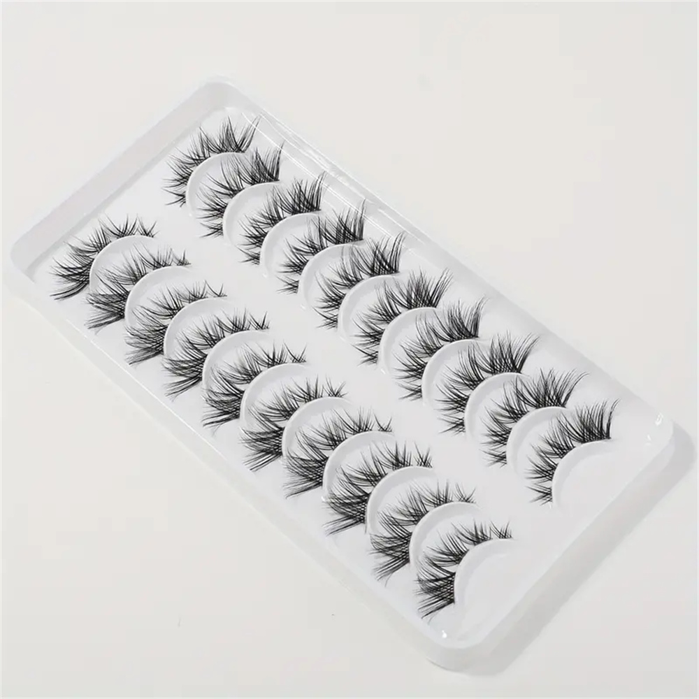 10 Pairs False Eyelashes Clust – Eyelash Extension Cat Eye Wispy Bewertung und Preis