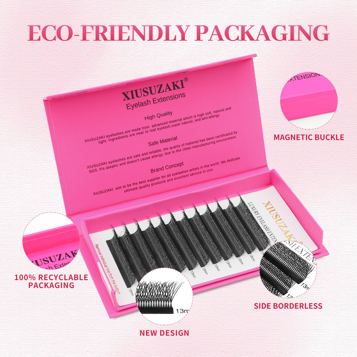XIUSUZAKI Double 4D Tips W Sha – Eyelash Extension Double Volume Bewertung und Preis