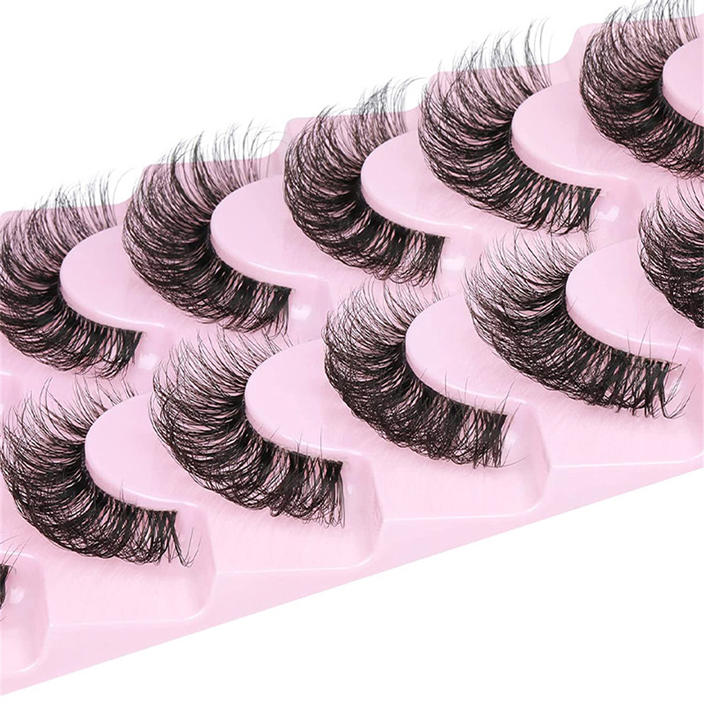 10 Pairs False Eyelashes 6D Su – Eyelash Extension Cat Eye Wispy Bewertung und Preis