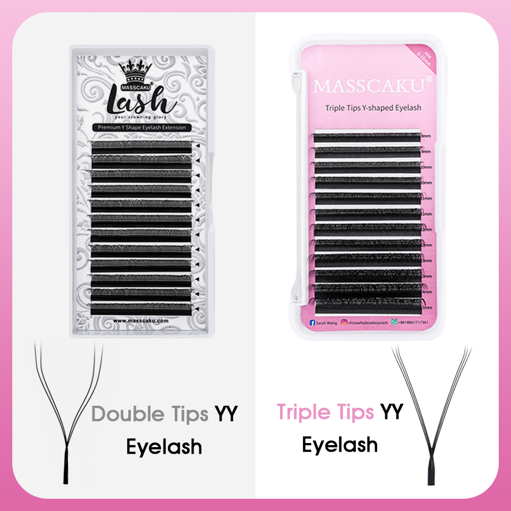 Hot Selling Masscaku YY Shape  – Eyelash Extension Double Volume Bewertung und Preis
