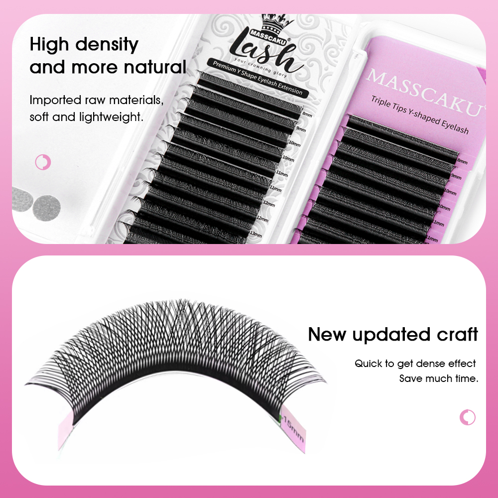 Hot Selling Masscaku YY Shape  – Eyelash Extension Double Volume Bewertung und Preis