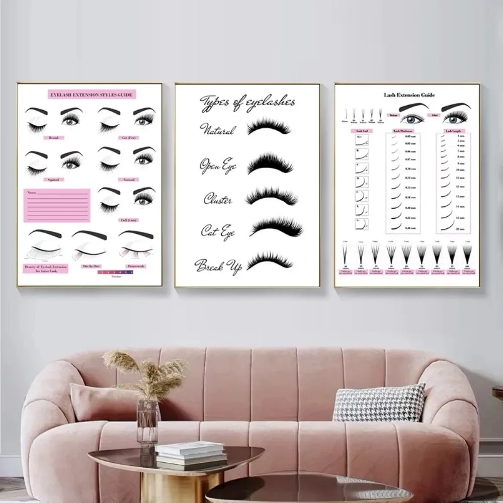 Canvas Painting HD Print Wall  – Eyelash Extension Salon Bewertung und Preis