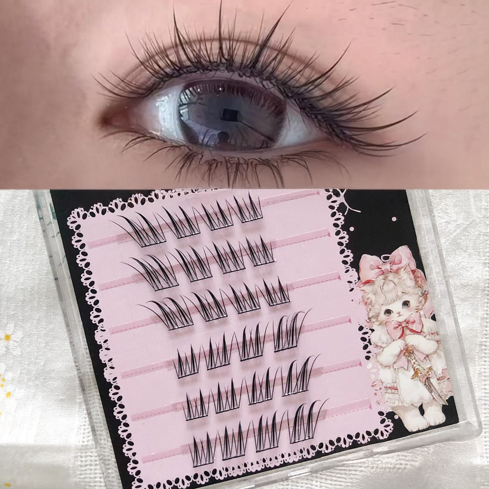 6/10/20 Rows Foxes False Eyela – Eyelash Extension Uv Glue Bewertung und Preis
