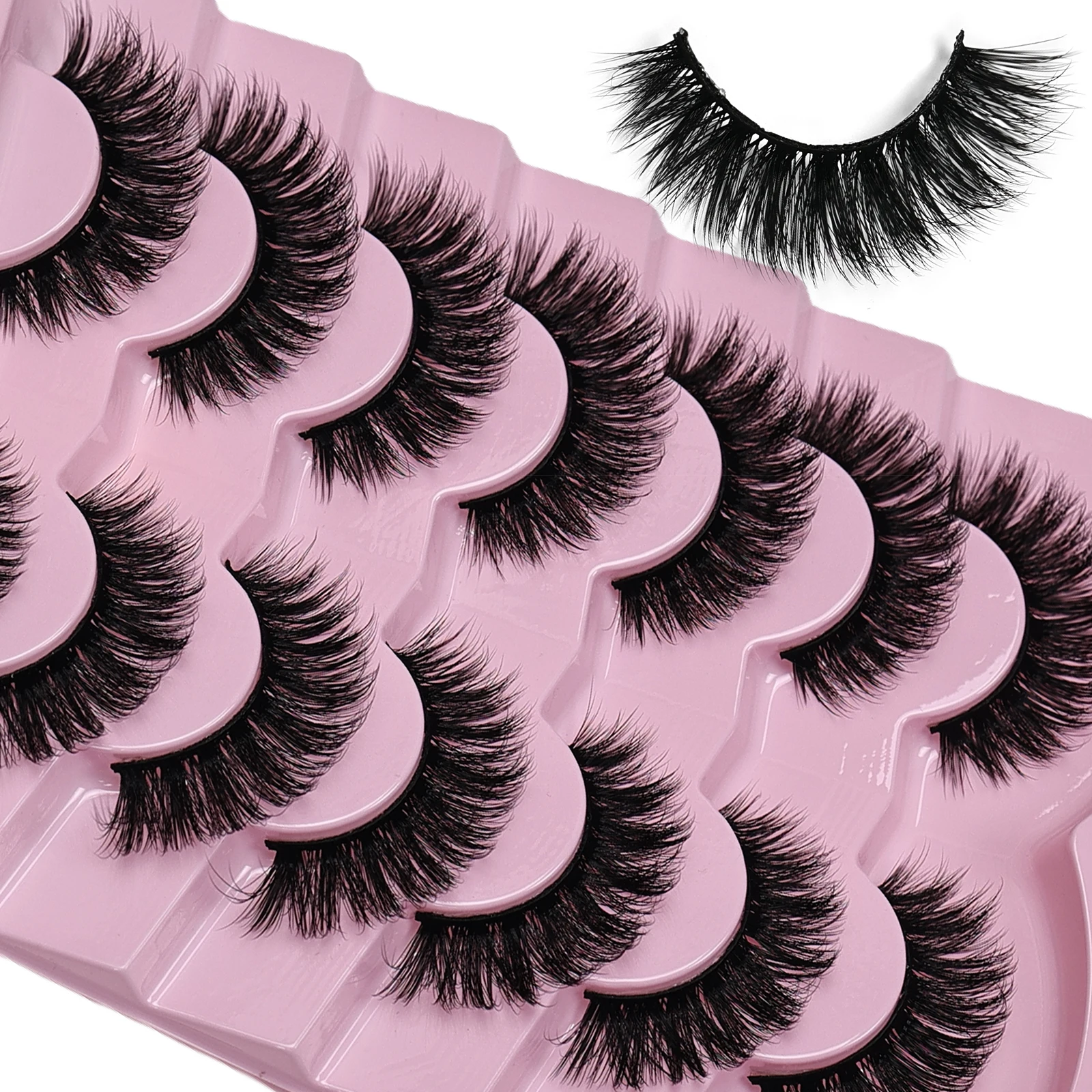 7 Pairs Cat Eye Lashes Volume  – Eyelash Extension Cat Eye Wispy Bewertung und Preis