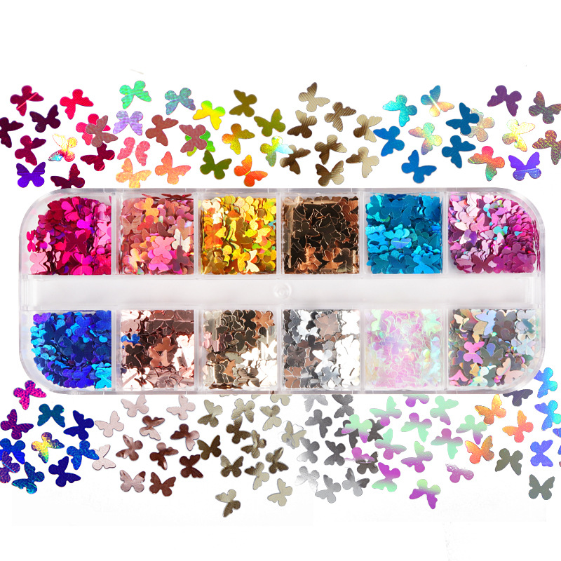 Mix Color Fluorescent Butterfl – Eyelash Extension Salon Bewertung und Preis