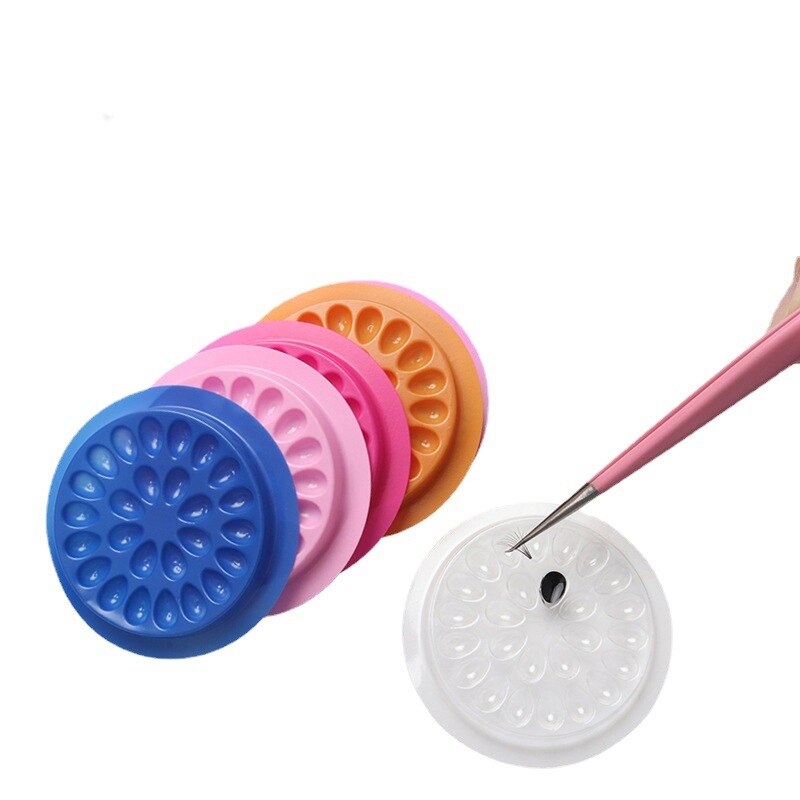 100pcs Eyelash Glue Holder Eye – Eyelash Extension Uv Glue Bewertung und Preis
