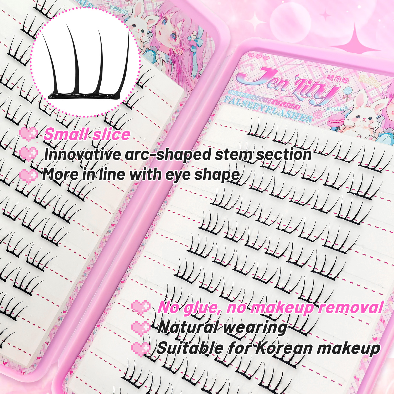 K-pop 2.0 Style Self-Adhesive  – Eyelash Extension Uv Glue Bewertung und Preis