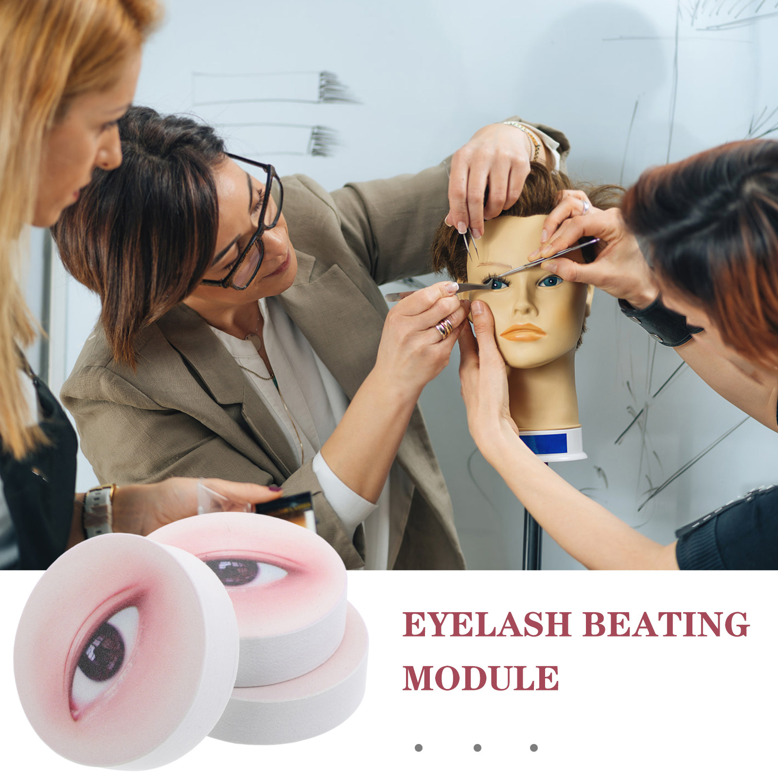 3Pcs Lash Extension Practice B – Eyelash Extension Salon Bewertung und Preis