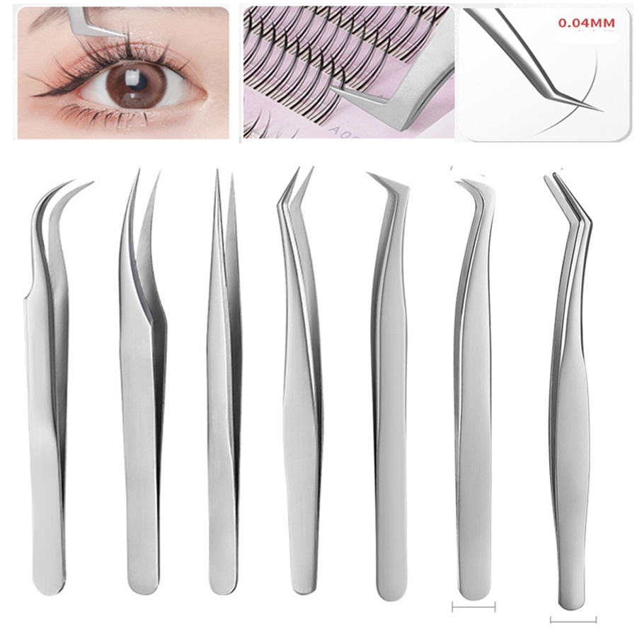7pcs High Precision Stainless  – Eyelash Extension Or Extensions Bewertung und Preis