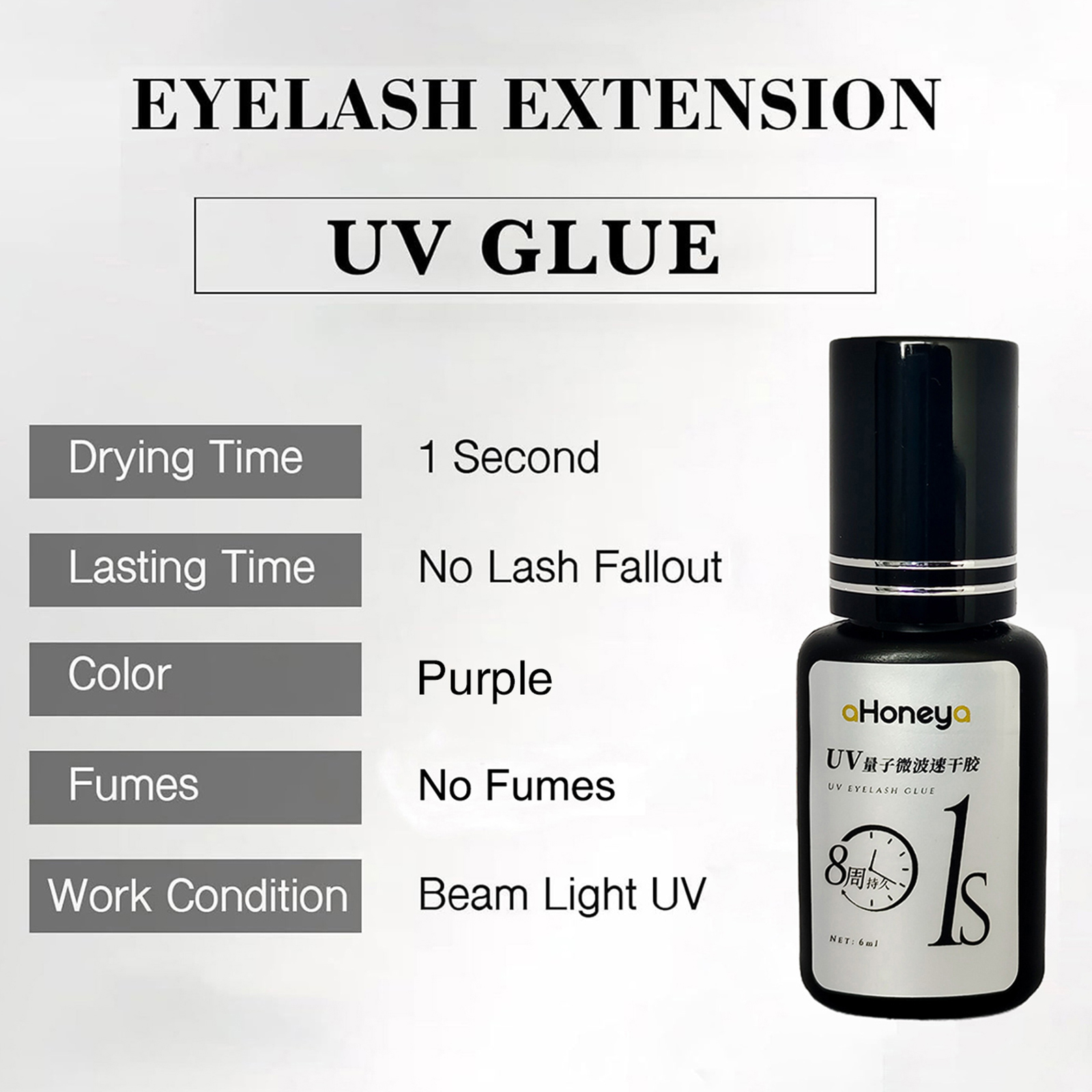 Salon UV Eyelash Grafting Glue – Eyelash Extension Uv Glue Bewertung und Preis