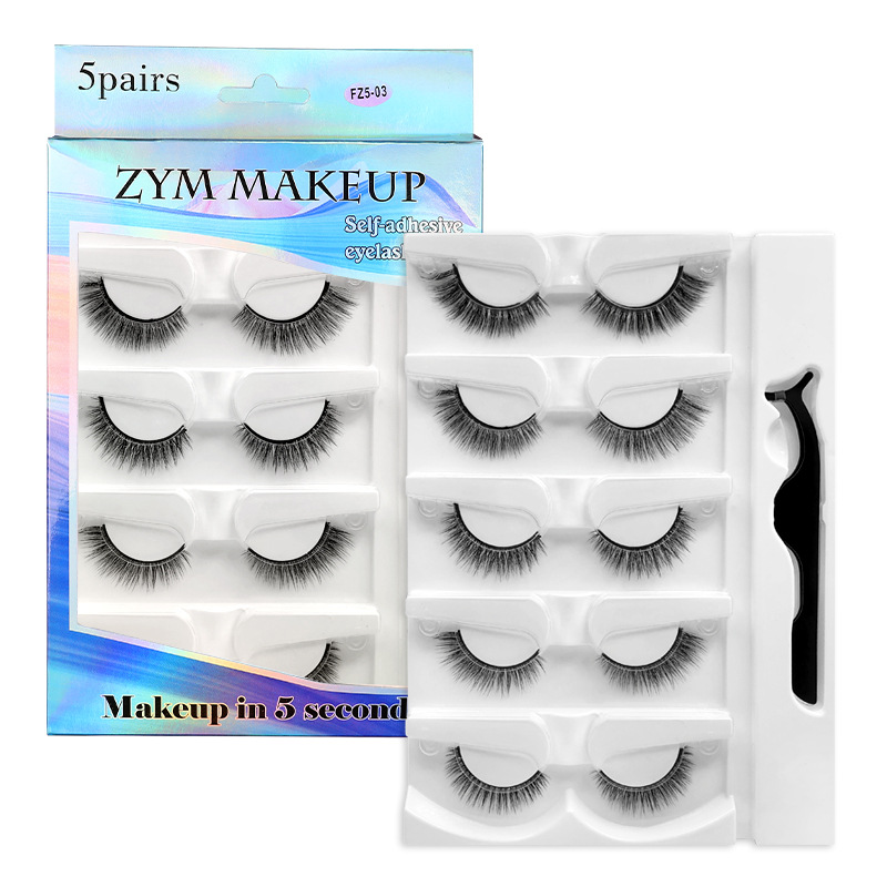 5 Pairs Glue-free Self-adhesiv – Eyelash Extension Uv Glue Bewertung und Preis