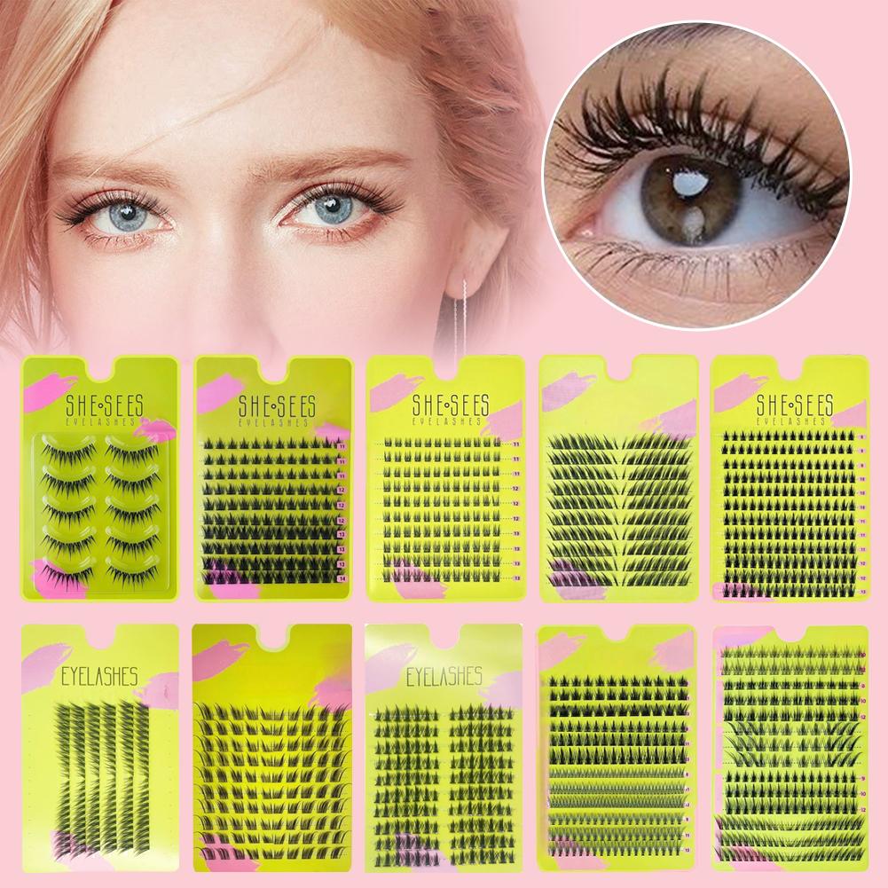 Natural Cluster False Eyelashe – Eyelash Extension Cat Eye Wispy Bewertung und Preis