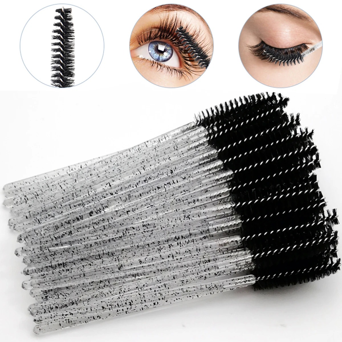 Wholesale 100PCS Mascara Spool – Eyelash Extension Salon Bewertung und Preis