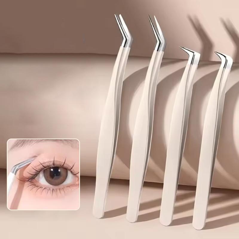 ●False Eyelash Tweezers With S – Eyelash Extension Salon Bewertung und Preis
