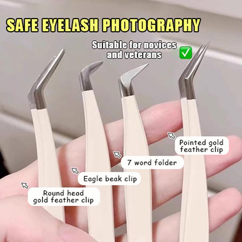 ●False Eyelash Tweezers With S – Eyelash Extension Salon Bewertung und Preis
