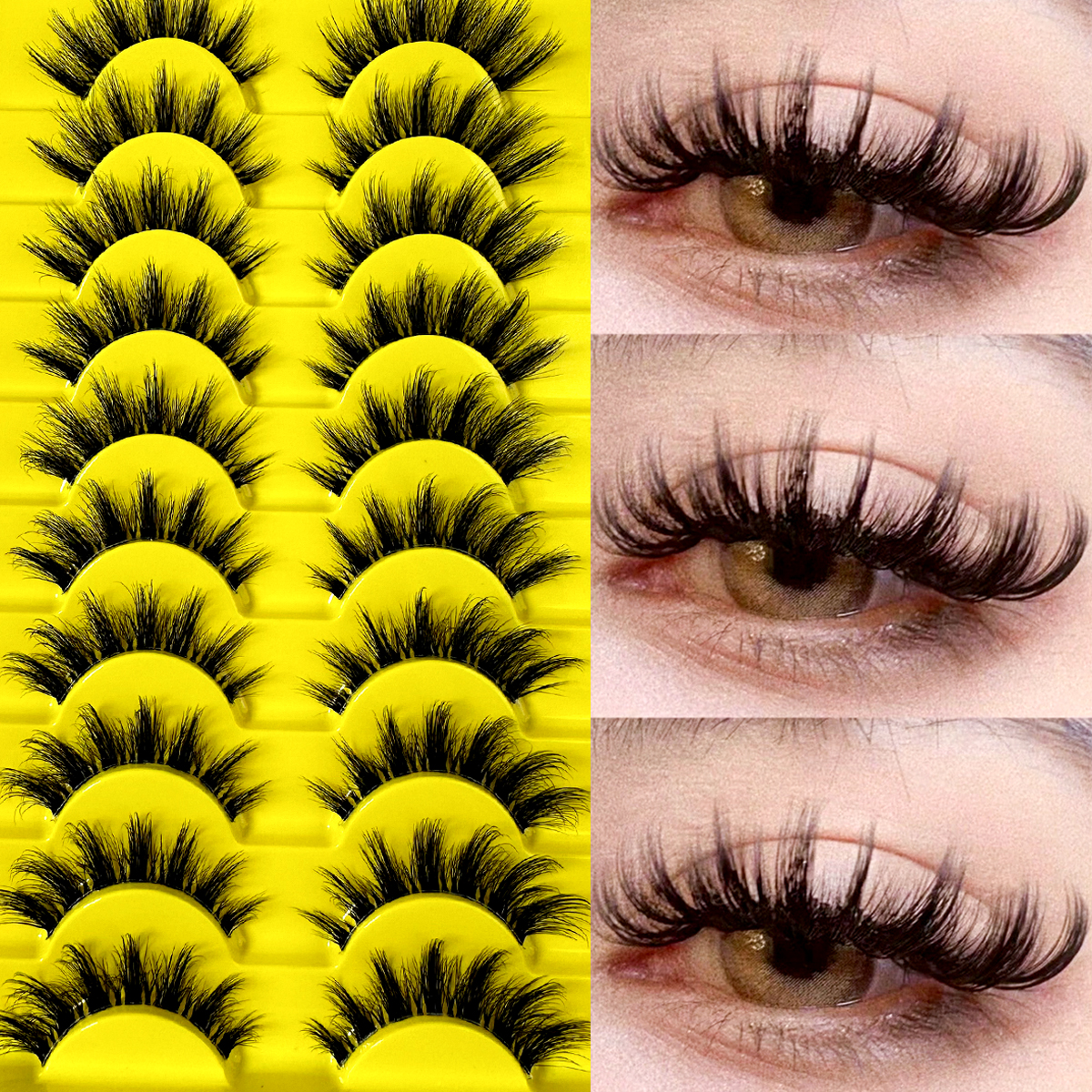 10 Pairs Cat Eye Lashes Natura – Eyelash Extension Cat Eye Wispy Bewertung und Preis